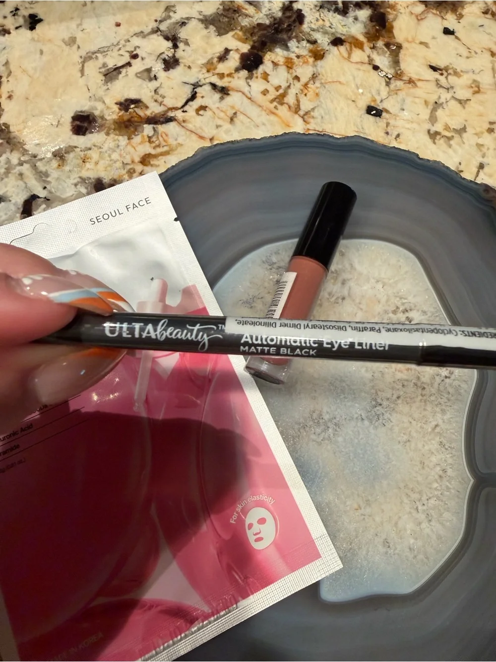 Christian Louboutin Metallic Copper Eyeshadow Ulta Blk Eyeliner Korean Mask Lip